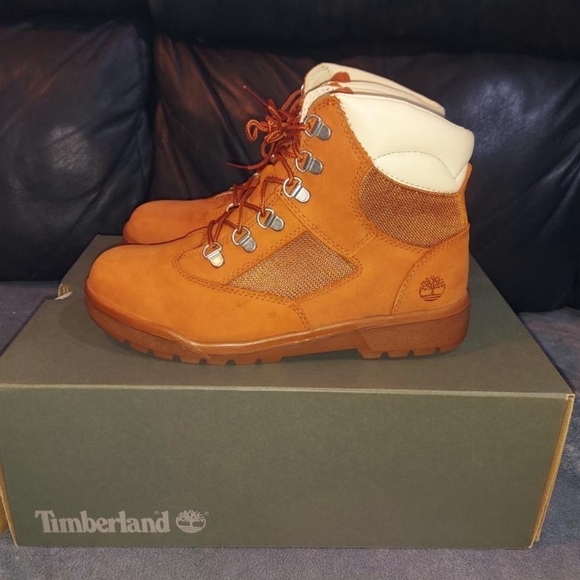 NIB TIMBERLAND TB0A1PL4 BURNT SIENNA CASUAL RUNNING FIELD BOOTS Size 7 Men's - Picture 8 of 10